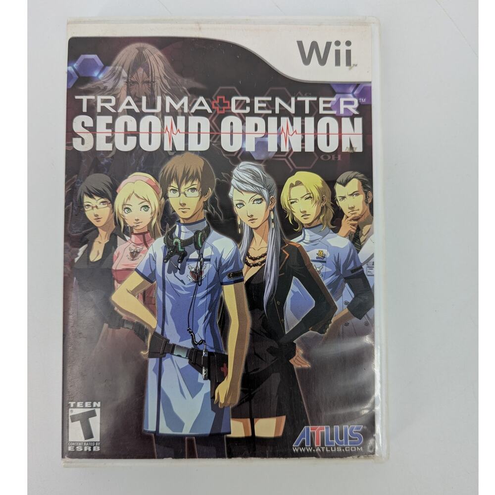 Trauma Center Second Opinion Nintendo Wii CIB Complete Atlus Wii U Compatible
